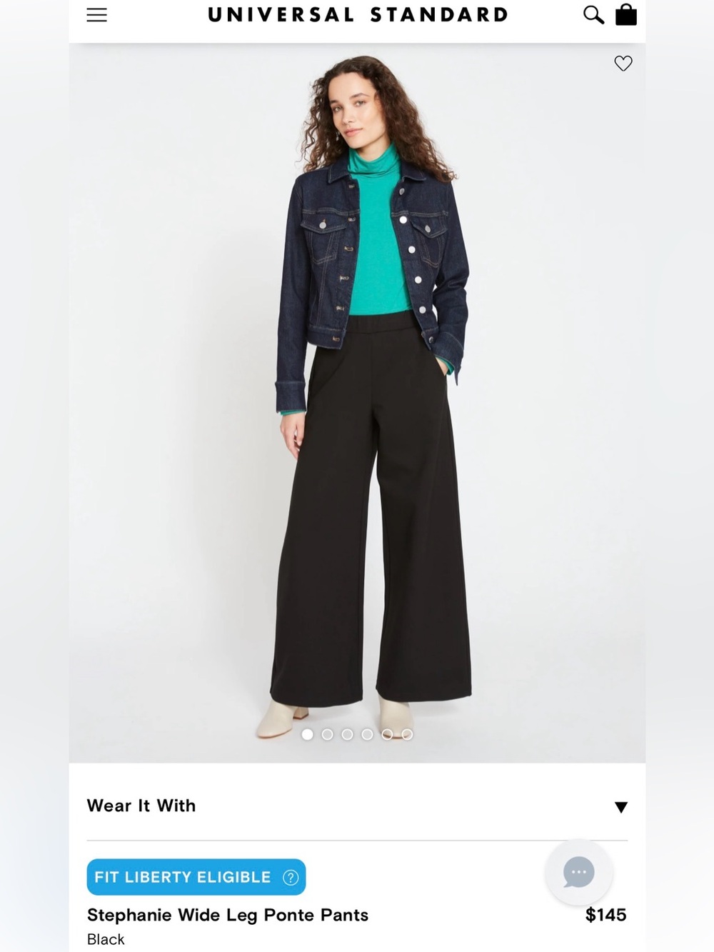 Universal Standard Stephanie Wide Leg Pull-On Ponte Pants Taupe Cocoa Brulee M - Picture 9 of 9